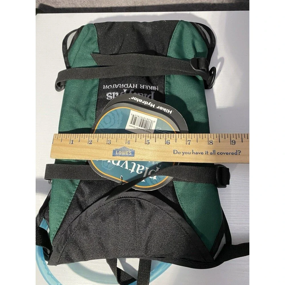 New Vintage Platypus Hiker Hydrator Pack - Flexible Hydration NWT - Green/Blac